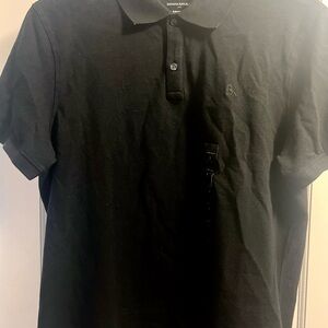Banana Republic Men's Black Polo Shirt